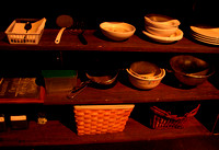 Grill bottom shelving